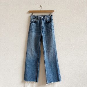 Zara Women’s Straight Wide Leg Jeans Size 4
